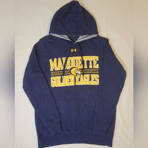 Under Armour Marquette Golden Eagles Navy Hoodie